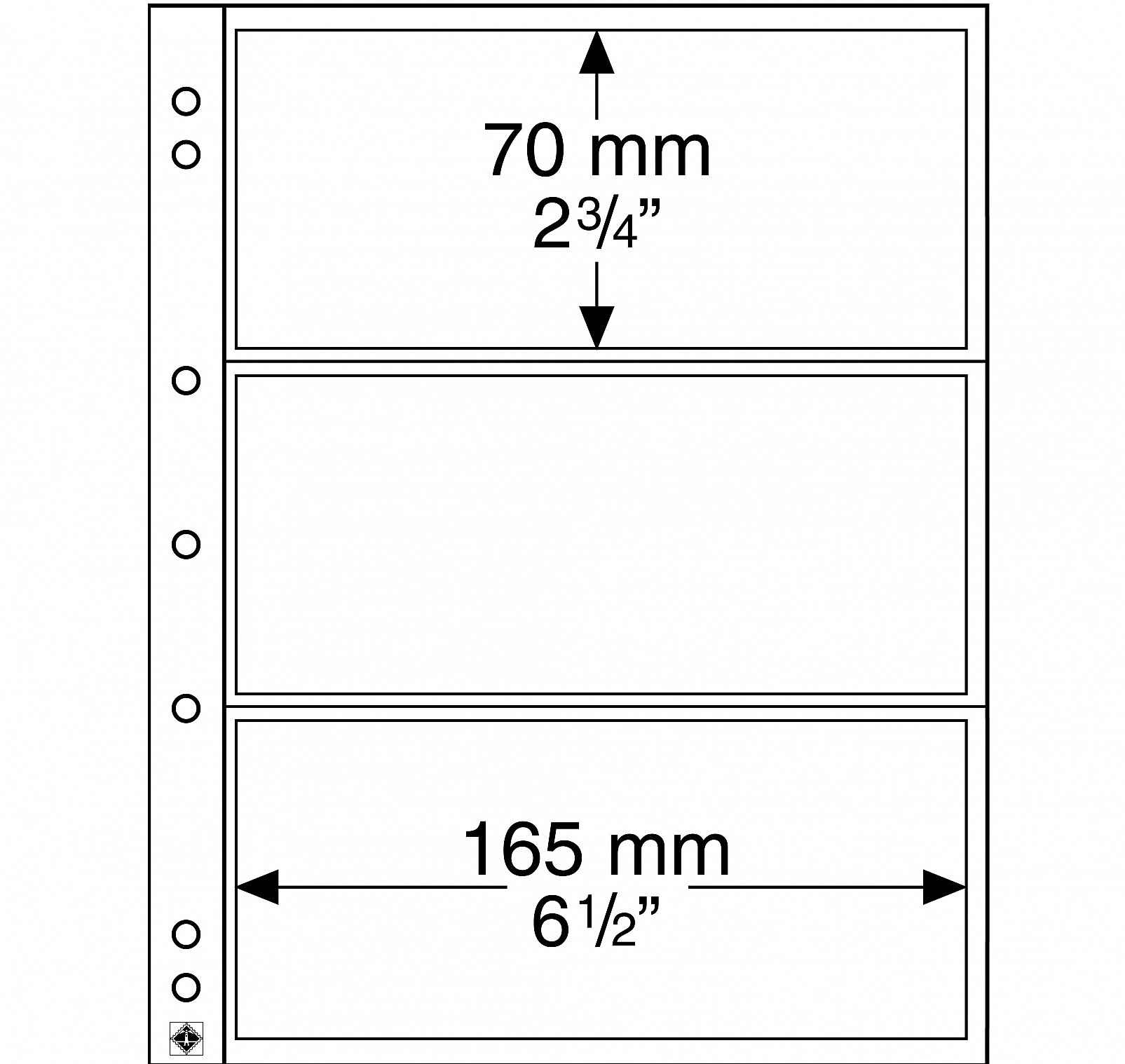 316522-1 Leuchtturm: NUMIS 3C papírpénz berakólap - Image 1