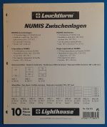 Leuchtturm: NUMIS elválasztólapok fehér 10 db-os csomag - Image 2