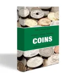 Leuchtturm: "COINS" zsebalbum 8 integrált lappal mindegyikben 6 érme 33 mm -ig  laminált