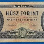 1949.10.24  20 Forint  VF- "Rákosi címer"