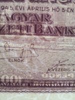1945.     100 Pengő EF vízjeles - Image 3
