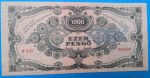 1945.    1.000 Pengő AUNC "MINTA" perforációval, sorszám nélkül - Image 2
