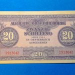1944.  20 Schilling VF