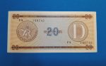 1985. 20 Pesos UNC "D"