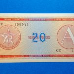 1985. 20 Pesos UNC "A"
