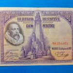 1928. 100 Peseta VF