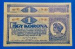 1920.   1 Korona  UNC  Sorszámkövető