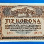 1920.  10 Korona aUNC