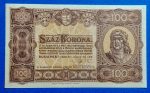 1923.   100 Korona UNC "kis alakú" Magyar Pénzjegynyomda jelöléssel