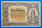 1920. 1000 Korona VF " Nagyalakú" Orell Füssli nyomdahely jelöléssel