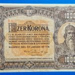 1920. 1000 Korona VF " Nagyalakú" Orell Füssli nyomdahely jelöléssel