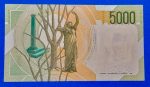 1985. 5.000 Líra UNC - Image 2