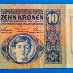 1915. 10 Korona VG- "DEUTSCHÖSTERREICH" felülbélyegzéssel