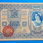1902. 1.000 Korona F- "MAGYARORSZÁG" felülbélyegzéssel