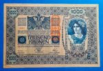 1902. 1.000 Korona  VF "DEUTSCHÖSTERREICH" felülbélyegzéssel