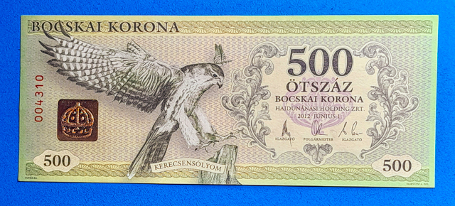B0080-1 2012. 500 Bocskai Korona UNC Polimer - Image 1