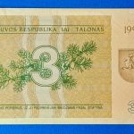 1991.   3 Talonas UNC