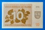 1991.  10 Talonas UNC