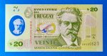 2020. 20 Pesos UNC Polymer