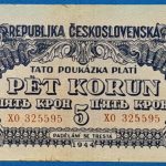 1944.   5 Korun AUNC