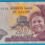 2015. 20 Kwacha UNC