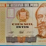 1989. 100.000 Intis UNC