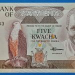1980-1988.  5 Kwacha UNC