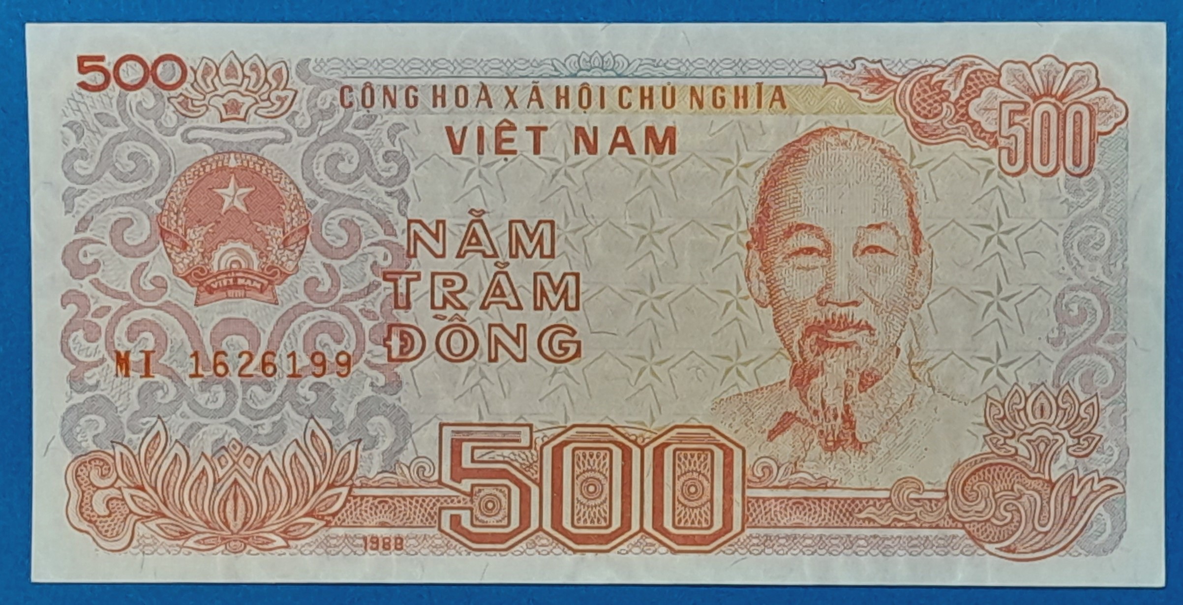 B0323-1 1988. 500 Ðồng UNC - Image 1
