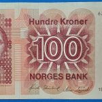 1987. 100 Kroner VF+
