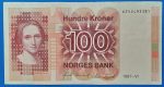 1987. 100 Kroner VF+