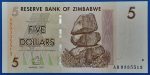 2007. 5 Dollars UNC
