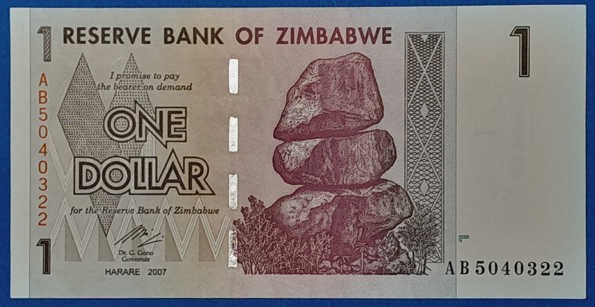 B0459-1 2007. 1 Dollar UNC - Image 1