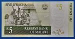 2005. 5 Kwacha UNC - Image 2