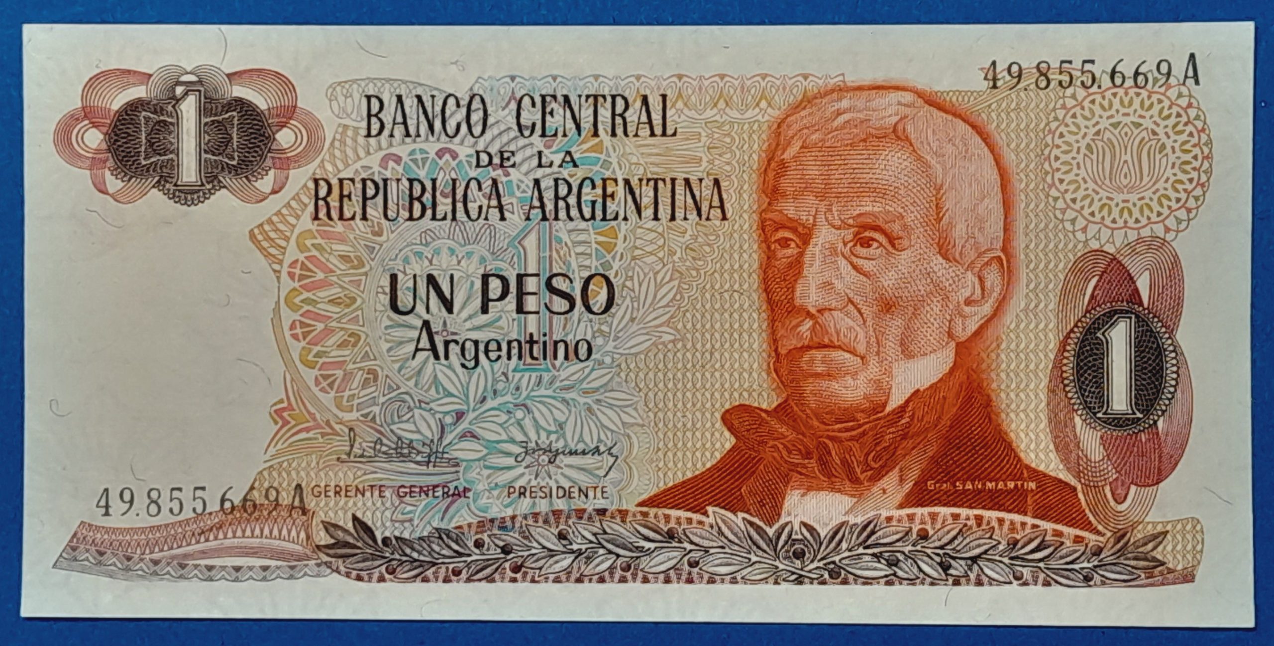 B0473-1 1983-1984. 1 Peso UNC - Image 1