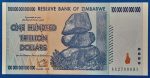 2008. 100.000.000.000.000 Dollars UNC