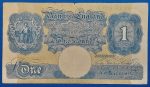 Brit 1 fontos bankjegy előoldala - Britannia ülő alakja