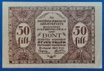 1920.   50 fillér AUNC bon szükségpénz