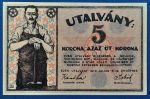 1919.   5 Korona UNC