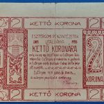 1919.   2 Korona  VF Esztergom város