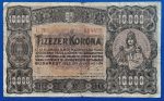 1923. 10.000 Korona F "kis alakú" nyomdahely  nélküli