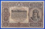 1920. 100 Korona VF "nagy alakú "Orell Füssli nyomdahely jelöléssel