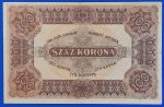 100 Korona "nagyalakú" Orell Füssli nyomdás felirat 1920 VF - Image 2