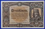 1920.  50 Korona AUNC  Orell Füssli nyomdahely jelöléssel