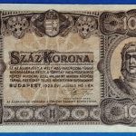 1923.   100 Korona UNC "kis alakú" nyomdahely nélküli