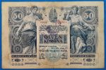 1902.  50 Korona VG "Román felülbélyegzéssel"