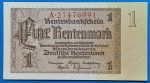 1923. 1 Rentenmark   UNC