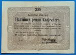 1849. 30 Pengő krajczárra VF