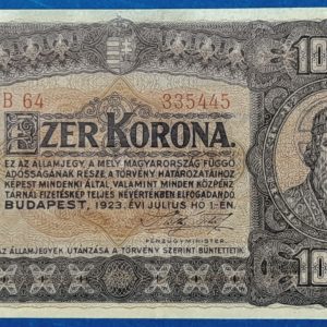 1.000 Korona EF "kis alakú" nyomdahely nélküli