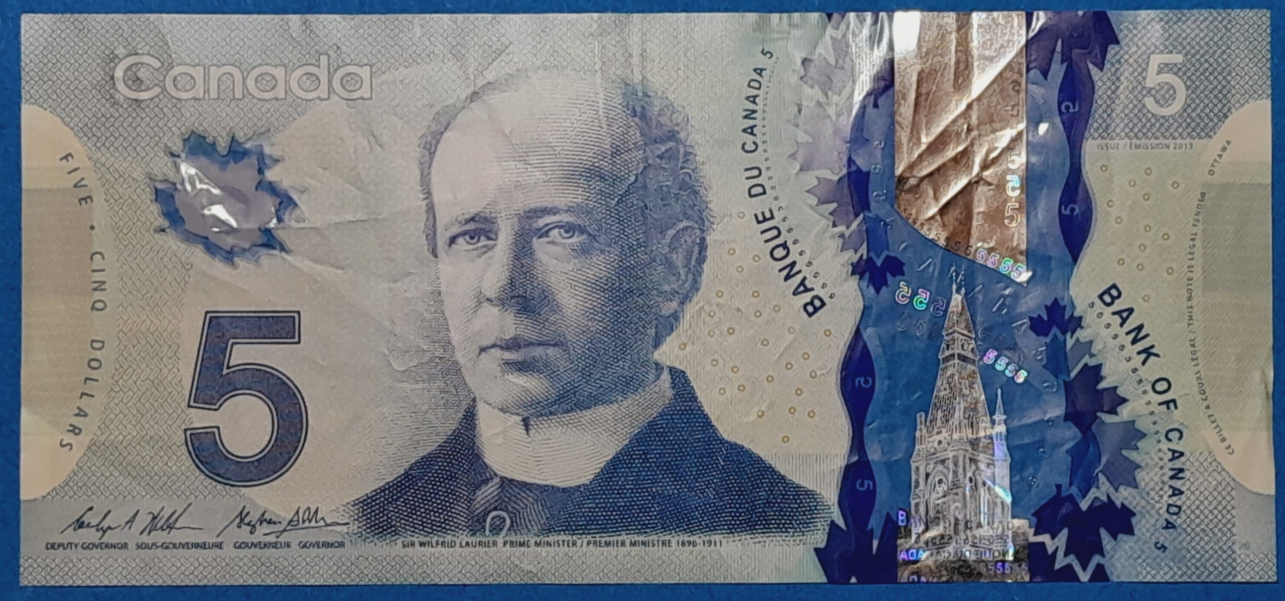 B1081-1 2013. 5 Dollars Polymer F - Image 1