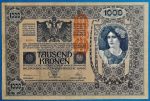1902. 1.000 Korona F "DEUTSCHÖSTERREICH" felülbélyegzéssel